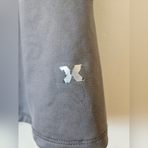 Xersion performance wear grey racerback tank top grey breathable Dri-More Large - Picture 5 of 7